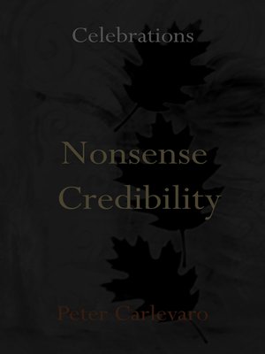 cover image of Nonsense Credibility
